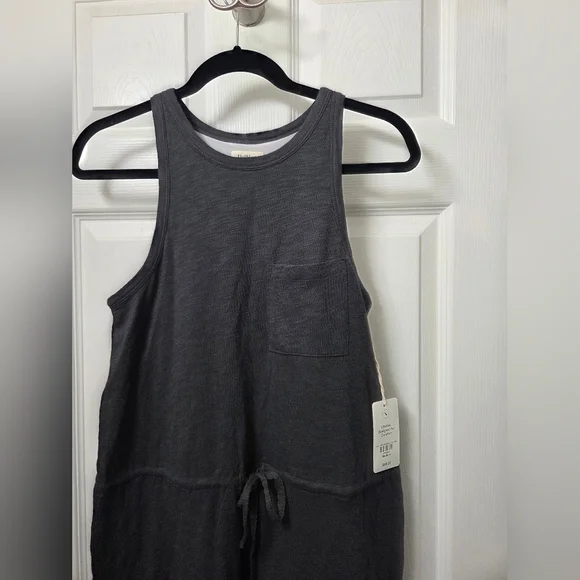 UpWest Comfortable Cotton Sleeveless Tank Charcoal Dress Athleisure Medium - Picture 6 of 12